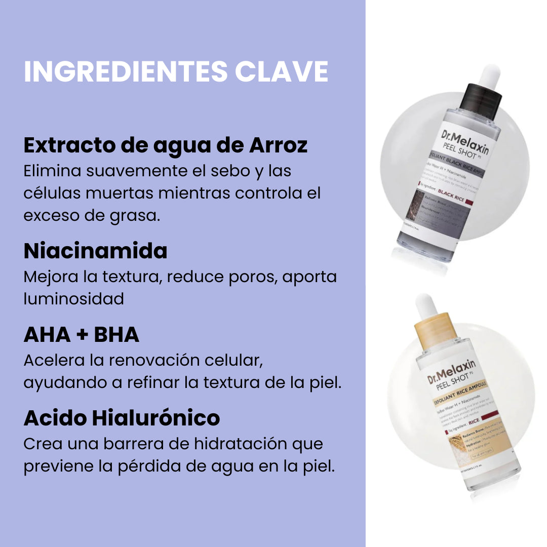 Sérum Exfoliante Coreano - Dr.Melaxin