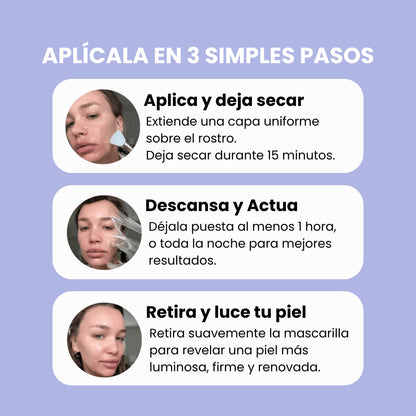 Mascarilla Reafirmante Efecto Piel de Cristal
